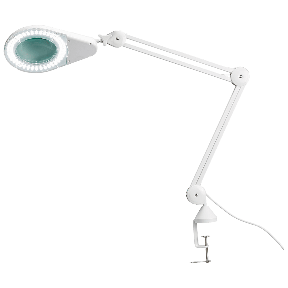 ACR05-ML_01_1000px.png LED Magnifying Lamp with Table Clamp (12cm diameter, 115cm extension) - Customers also search for: LML700 Magnifying Lamp,869684 Magnifying Lamp Desk Clamp Bracket