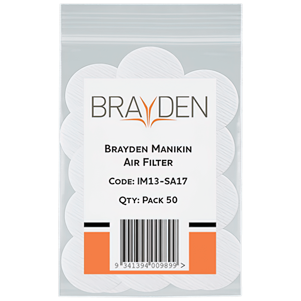 IM13-SA17_01_1000px.png BRAYDEN Manikin Air Filter – Adult Pack/50