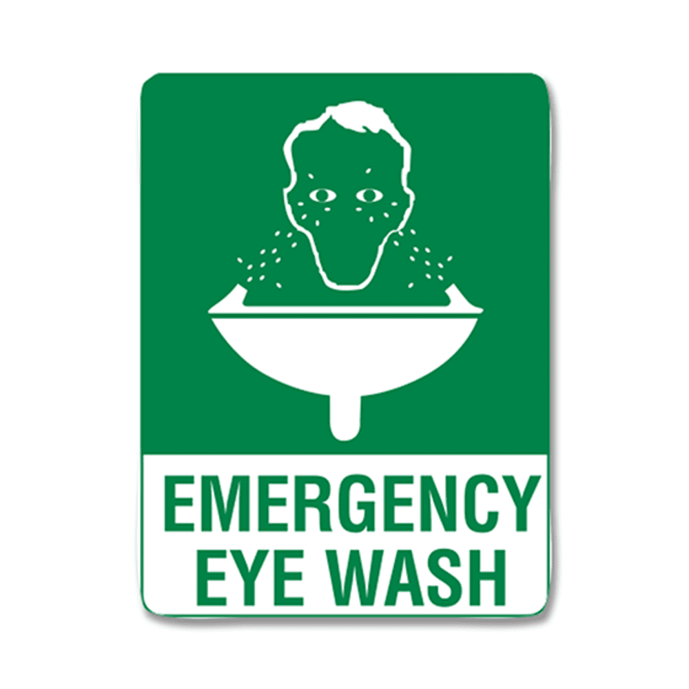 506P_01_1000px.png Small Poly Emergency Eyewash Sign 30 x 22.5cm - Customers also search for: A2193 First Aid Signs - Emergency Eye Wash In Case Of Chemical Splash Wash For 15 Minutes Prior To Medical Treatment