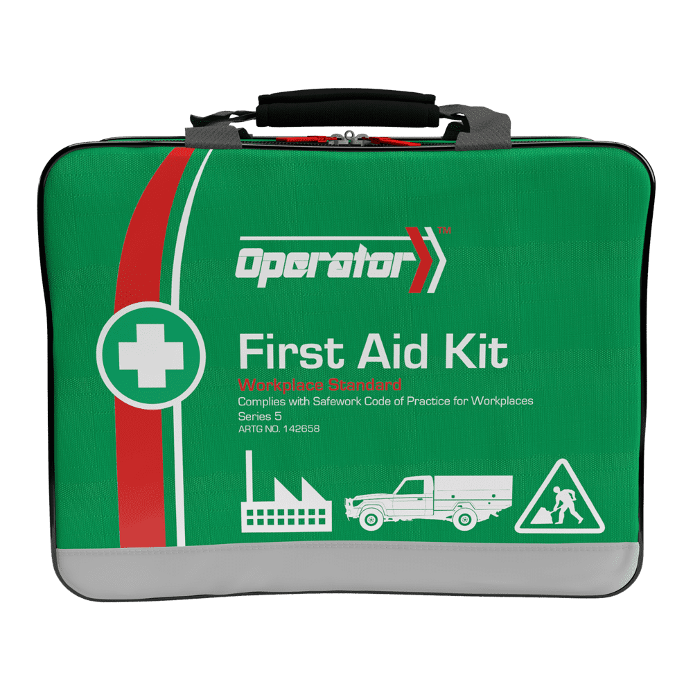 AFAK5S_01_1000px.png OPERATOR 5 Series Softpack Versatile First Aid Kit 36 x 10 x 27cm - Customers also search for: Livingstone FAKLRPORT Livingstone Low to Medium Risk First Aid Kit,Complete Set In Red Multi Compartment Heavy Duty Carry Bag with Reflective Band,Livingstone FAKWAHIGHRPBM Livingstone Western Australia High Risk First Aid Kit,with Additional Modules,Complete Set In Red Heavy Duty Carry Bag,Trafalgar 873851 National Workplace First Aid Kits - Portable (Soft Case),Trafalgar 875494 National First Aid Kit - Large Portable (Soft Case),Uneedit MP6-BP,FAR3I30 R3 Industra Max Pro First Aid Kit,Soft Pack,A39344 Trafalgar National Workplace Portable First Aid Kit - Poly Case,EB6-BP F.A.KIT: COMPLETE NATIONAL (BP) WORKPLACE PORTABLE SOFT RED BAG,EB6-BP-ER F.A.KIT: COMPLETE BASIC EMERGENCY RESPONSE AND EVACUATION KIT * PORTABLE SOFT RED CASE,MP6-B F.A.KIT: COMPLETE NATIONAL (B) WORKPLACE PORTABLE SOFT BAG,MP6-BP F.A.KIT: COMPLETE NATIONAL (BP) WORKPLACE PORTABLE SOFT BAG,FAEIS ESSENTIAL INDUSTRIAL RESPONSE FIRST AID KIT IN SOFT PACK,677503 Workplace National First Aid Kit in Waistbag,677504 Workplace National Mobile First Aid Pack