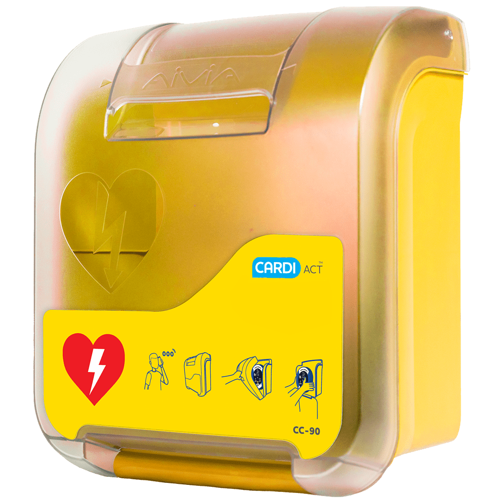 CC-90-Y_01_1000px.png CARDIACT Alarmed AED Cabinet (Yellow)