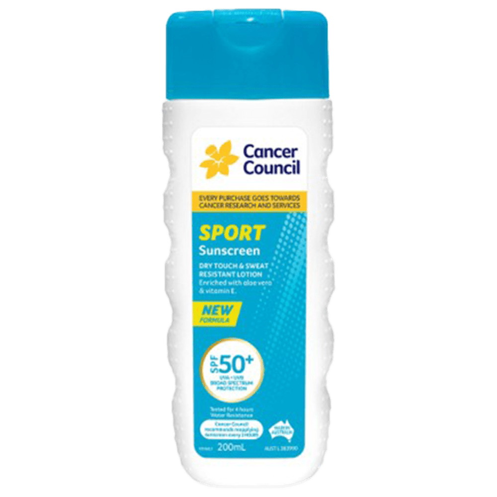 CCS50200M_01_1000px.png CANCER COUNCIL SPF50+ Sport Sunscreen Bottle 200mL - Customers also search for: A50616 Ultra Protect SPF50+ Sunscreen Bundle,11502016 Hamilton Sunscreen 50+ 1L