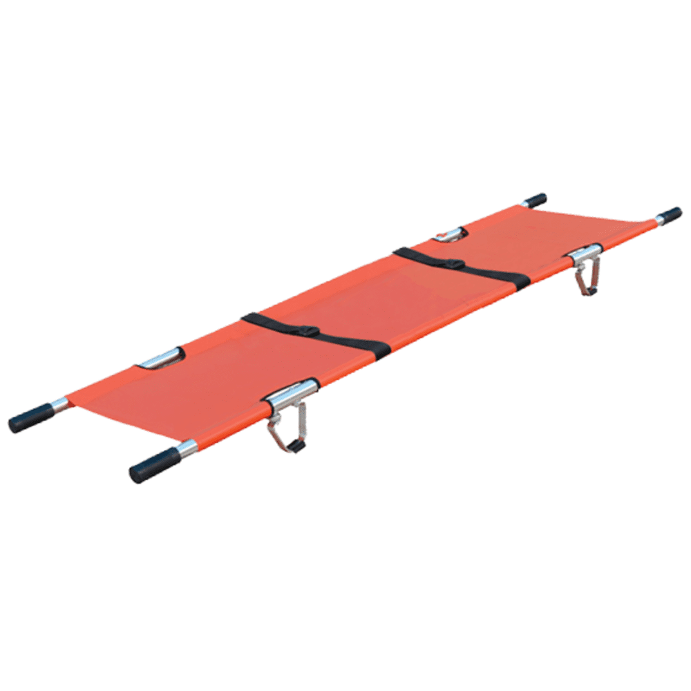 STR-03_01_1000px.png AERORESCUE Alloy Single-Fold Emergency Pole Stretcher (folds width ways)