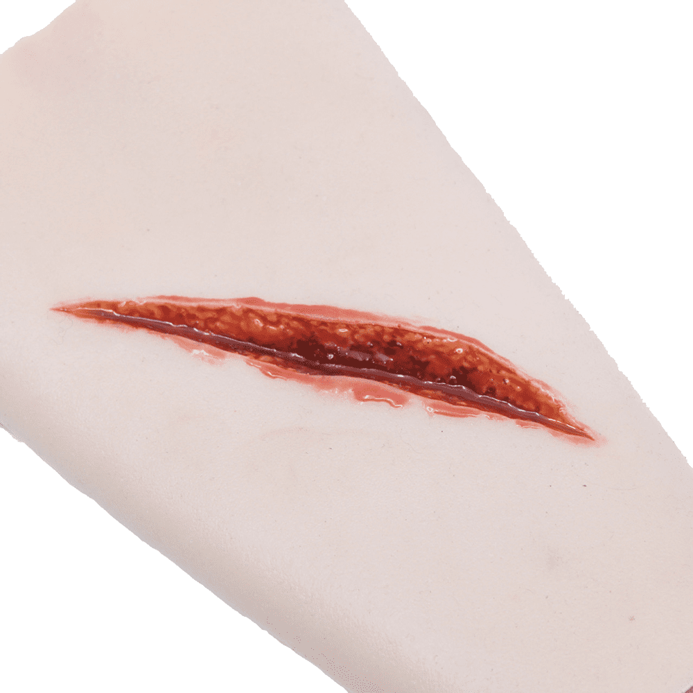 SWK09B_01_1000px.png TRAUMASIM Wearable Sharp Laceration Forearm with Bleeding Capacity