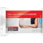 AEROBAND Cotton Calico Triangular Bandage 96 x 96 x 137cm Bag/10