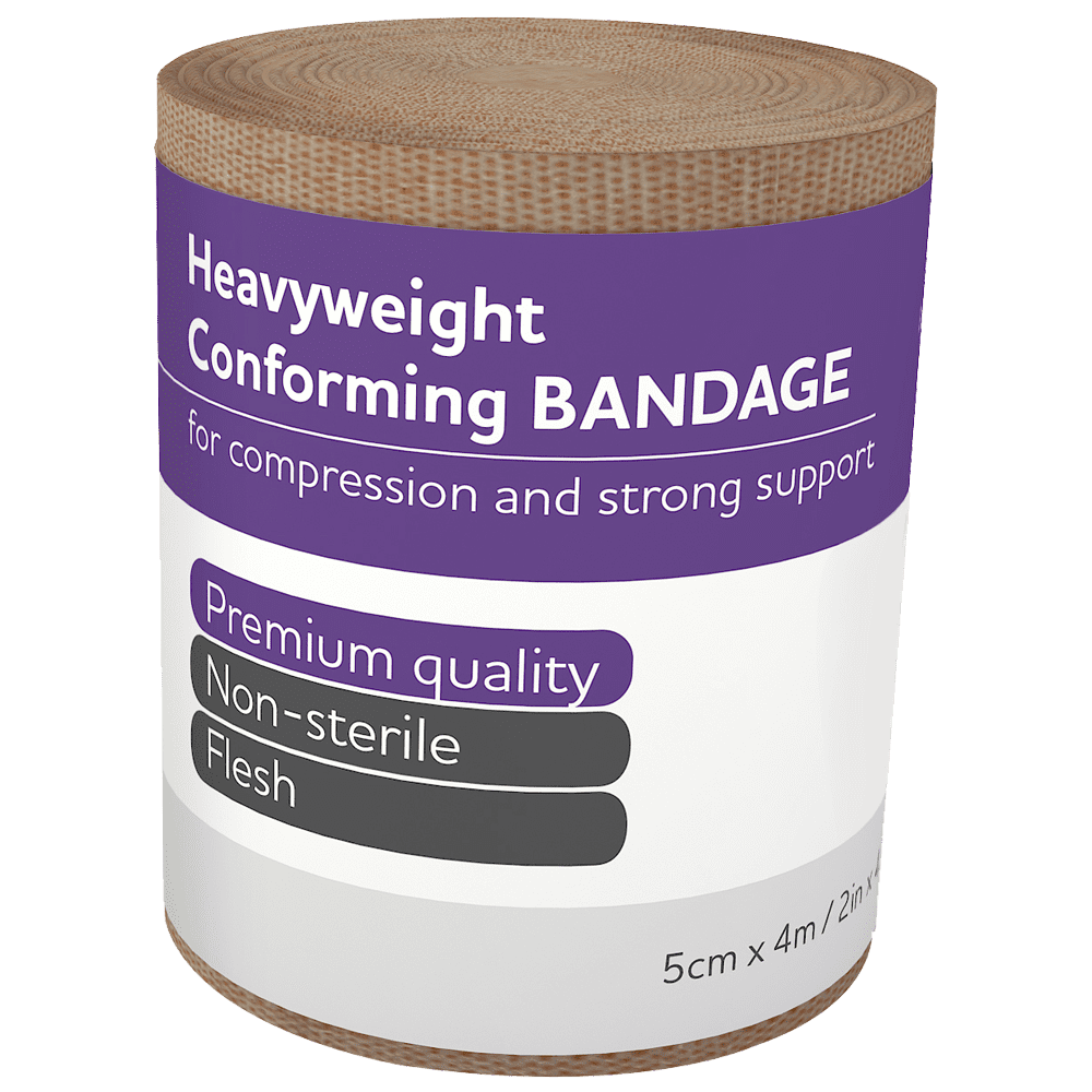 53681cb2b8092f628f9de1cbc2f4ff9e7cbca216.png AEROFORM Heavyweight Conforming Bandage 5cm x 4M Wrap/12 - Customers also search for: 3M AH019433939 Nexcare Band H/W Crepe 100mmx2.3m,Essity 73050-03 H/Crepe 8140 Band Hvy 10cmx2.3m,First Aid Only 5-903-001 4"x5 yd. Elastic Bandage,MEDICREPE WB003H MEDICREPE Elastic Crepe Bandage,MEDICREPE WB004H MEDICREPE Elastic Crepe Bandage,Medique 65501 Elastic Wrap w/ Clips 4",Smith & Nephew 36361485 Primacrepe Band Hvy Tan 10cm x 2.3m,B3 B3,Heavy Crepe Bandage,10cm,2pk,B3-BULK B3-BULK,10pk,A37611 First Aiders Choice Fac Heavy Crepe Bandage W10Cm,21112 Crepe Heavy 10cm x 2m,AFHP Premium Heavy Weight Bandages,1064 Compression Bandage-10cm