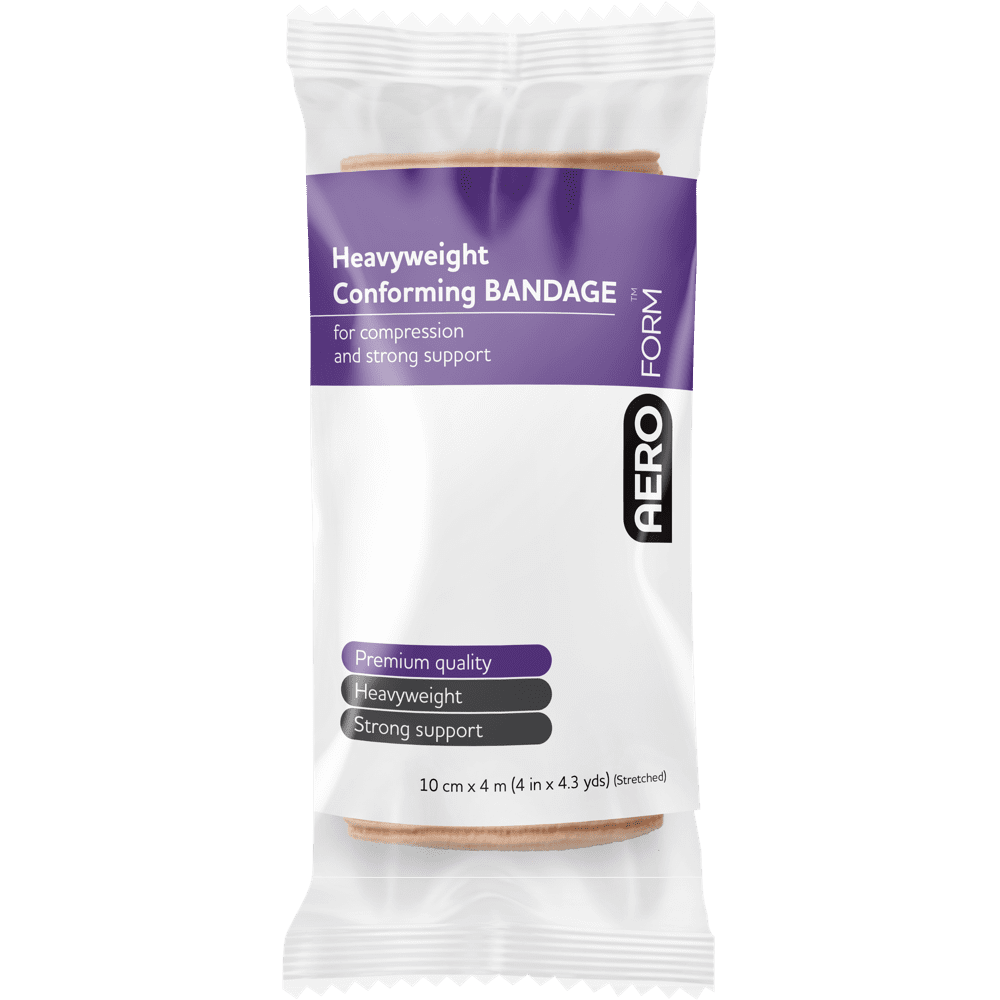 f93c65cbfdec7de3d8545b4d18049ae301a80acd.png AEROFORM Heavyweight Conforming Bandage 10cm x 4M Wrap/12 - Customers also search for: 3M AH019433939 Nexcare Band H/W Crepe 100mmx2.3m,Essity 73050-03 H/Crepe 8140 Band Hvy 10cmx2.3m,First Aid Only 5-903-001 4"x5 yd. Elastic Bandage,MEDICREPE WB003H MEDICREPE Elastic Crepe Bandage,MEDICREPE WB004H MEDICREPE Elastic Crepe Bandage,Medique 65501 Elastic Wrap w/ Clips 4",Smith & Nephew 36361485 Primacrepe Band Hvy Tan 10cm x 2.3m,B3 B3,Heavy Crepe Bandage,10cm,2pk,B3-BULK B3-BULK,10pk,A37611 First Aiders Choice Fac Heavy Crepe Bandage W10Cm,21112 Crepe Heavy 10cm x 2m,AFHP Premium Heavy Weight Bandages,1064 Compression Bandage-10cm